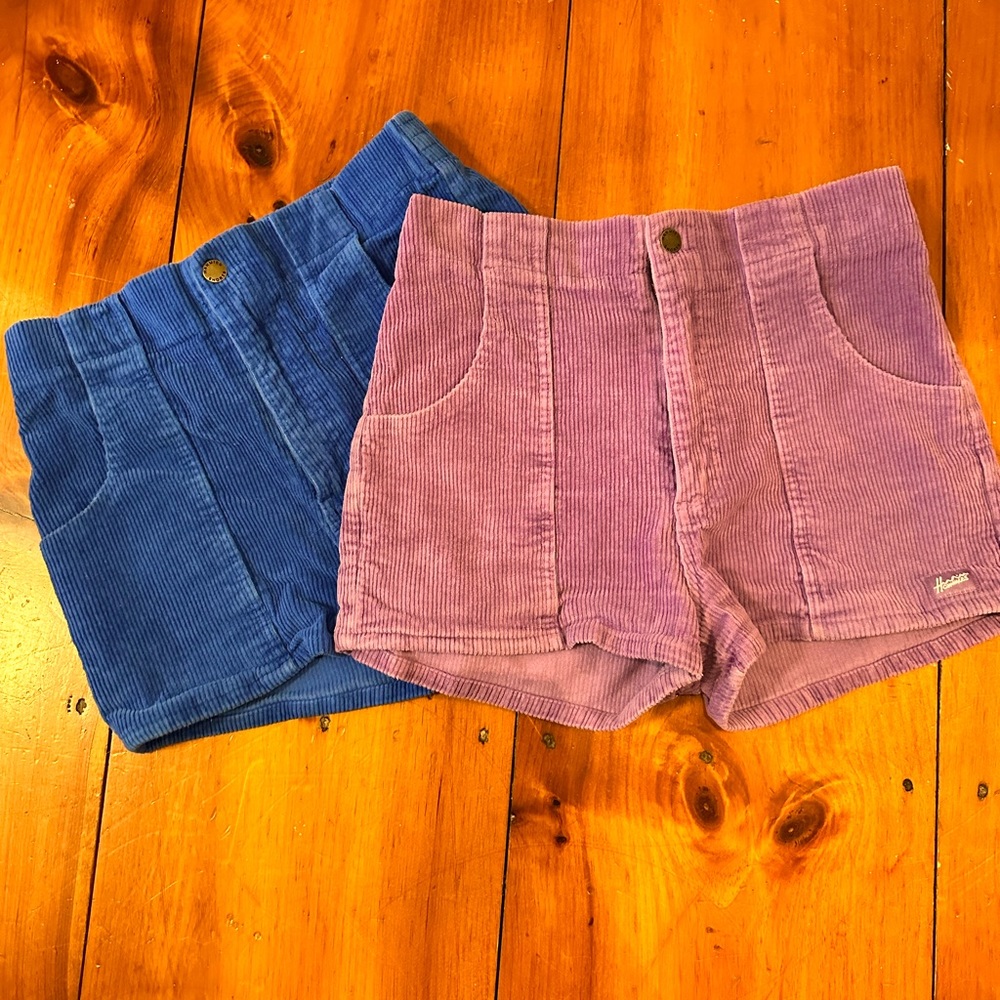 Set of 2 Hammies women’s shorts size 30 purple and blue
